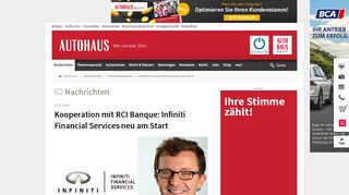 
                            11. Infiniti Financial Services neu am Start - autohaus.de