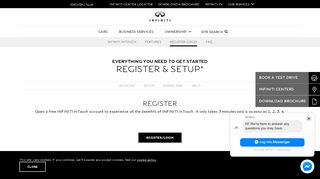 
                            7. INFINITI InTouch Register/Login - INFINITI Middle East