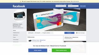 
                            5. Infinitum Card - MasterCard - Inicio | Facebook