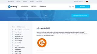 
                            8. Infinity Coin (XIN) - Bitcoin exchange | BitBay