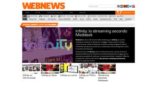 
                            8. Infinity: come funziona, costi e catalogo | Webnews