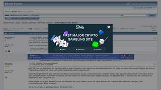 
                            8. Infinity Economics Scam? - Bitcointalk