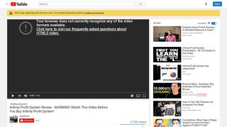 
                            11. Infinity Profit System Review - WARNING! Watch This Video Before ...