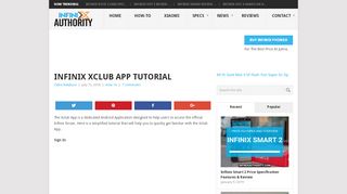 
                            5. Infinix XClub App Tutorial - Infinix Authority