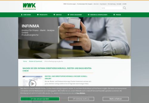 
                            5. infinma Bedingungsvergleiche - WWK Partnervertrieb