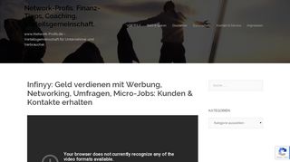 
                            3. Infinyy: Geld verdienen mit Werbung, Networking, Umfragen, Micro ...