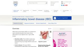 
                            3. Inflammatory bowel disease (IBD) - Symptoms and causes - Mayo Clinic