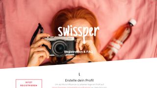 
                            13. Influencer FAQ & Registrierung | swissper.ch