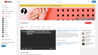 
                            6. Influenster - YouTube