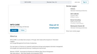 
                            9. INFO-CARE | LinkedIn