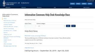 
                            2. Info Commons Help Desk - UTORmail: Webmail