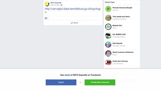 
                            11. INFO Dapodik - http://vervalpd.data.kemdikbud.go.id/sys/login ...