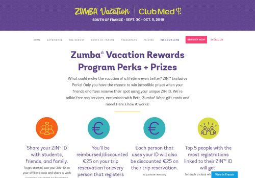 
                            7. Info for Zins - Zumba Vacations