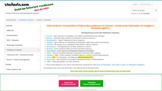 
                            4. Info - Geld verdienen Paidmail Anbieter - Boris Internet Info Service