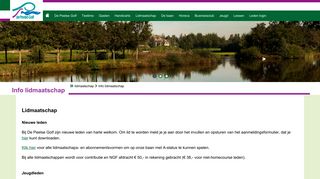 
                            8. Info lidmaatschap - De Peelse Golf