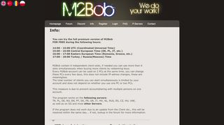 
                            2. Info - M2Bob - Best Tool for Metin2