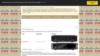 
                            5. Info over Cisco kabelmodems en digitale ontvangers bij Ziggo en UPC ...