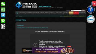 
                            8. Info Panduan Situs Resmi DewaPoker.com, poker online terbesar di ...