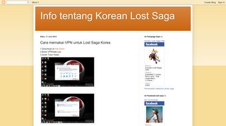 
                            8. Info tentang Korean Lost Saga: Cara memakai VPN untuk Lost Saga ...