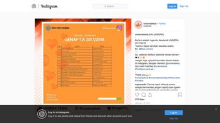 
                            11. [Info UNSERA] - Berikut adalah Agenda Akademik ... - Instagram