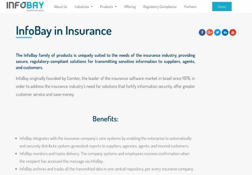 
                            3. InfoBay in Insurance - InfoBay Security