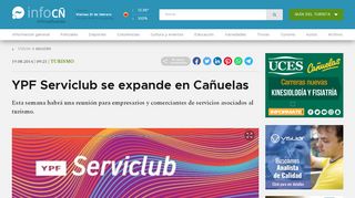 
                            12. InfoCañuelas - YPF Serviclub se expande en Cañuelas