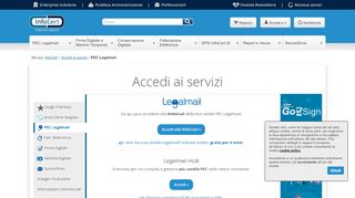 
                            3. InfoCert - Accedi - PEC Legalmail