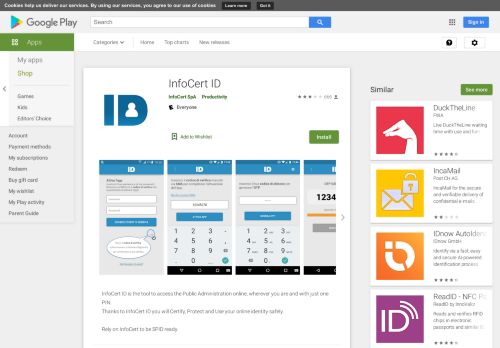 
                            8. InfoCert ID - App su Google Play