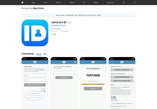 
                            10. InfoCert ID su App Store - iTunes - Apple