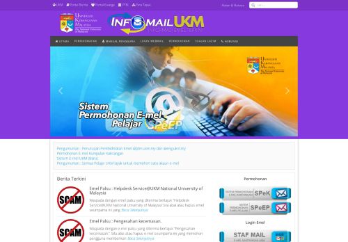 
                            6. Infomail UKM • Informasi Emel Terkini