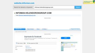 
                            4. infoman.helendorongroup.com at Website Informer. Visit Infoman ...