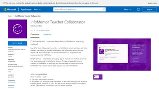 
                            13. InfoMentor Teacher Collaborator - Microsoft AppSource