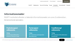 
                            9. Infomøder : EFT-instituttet