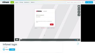 
                            11. Infonet login on Vimeo