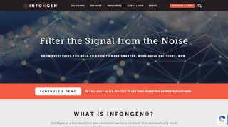 
                            10. InfoNgen – Discovery Engine for Business