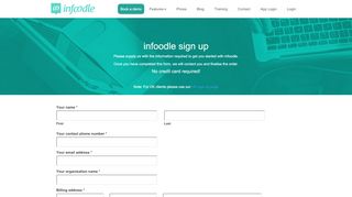 
                            12. Infoodle :: Sign Up