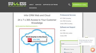 
                            12. Infor CRM Web and Cloud - Success with CRM Consulting