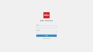 
                            6. Infor EAM - Log In