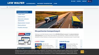 
                            3. Informacje dla partnerów transportowych - LKW WALTER