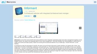 
                            11. Informant 1.1.5 free download for Mac | MacUpdate