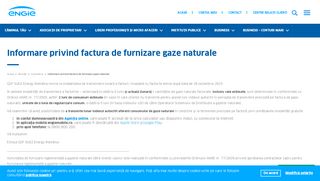 
                            4. Informare privind factura de furnizare gaze naturale – Engie