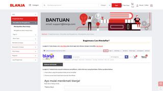 
                            7. Informasi Bagaimana Cara Mendaftar - BLANJA.com