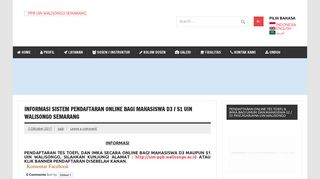 
                            4. INFORMASI SISTEM PENDAFTARAN ONLINE BAGI MAHASISWA D3 ...