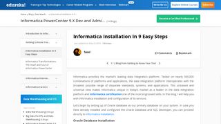 
                            13. Informatica Installation | Informatica PowerCenter Setup Guide | Edureka