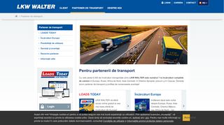 
                            5. Informații pentru partnerii de transport - LKW WALTER