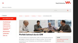 
                            6. Informatikdienste (IDW) — Stadt Winterthur