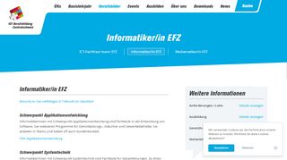 
                            12. Informatiker/in EFZ · ICT Berufsbildung Zentralschweiz