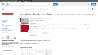 
                            11. Information and Communications Security: 19th International ... - Risultati da Google Libri