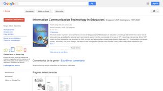 
                            11. Information Communication Technology in Education: Singapore's ICT ...
