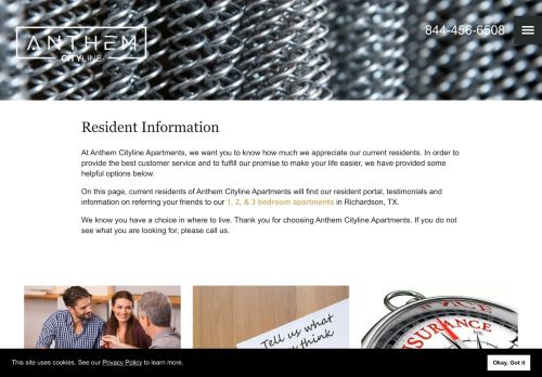 
                            10. Information for Current Residents at Anthem Cityline